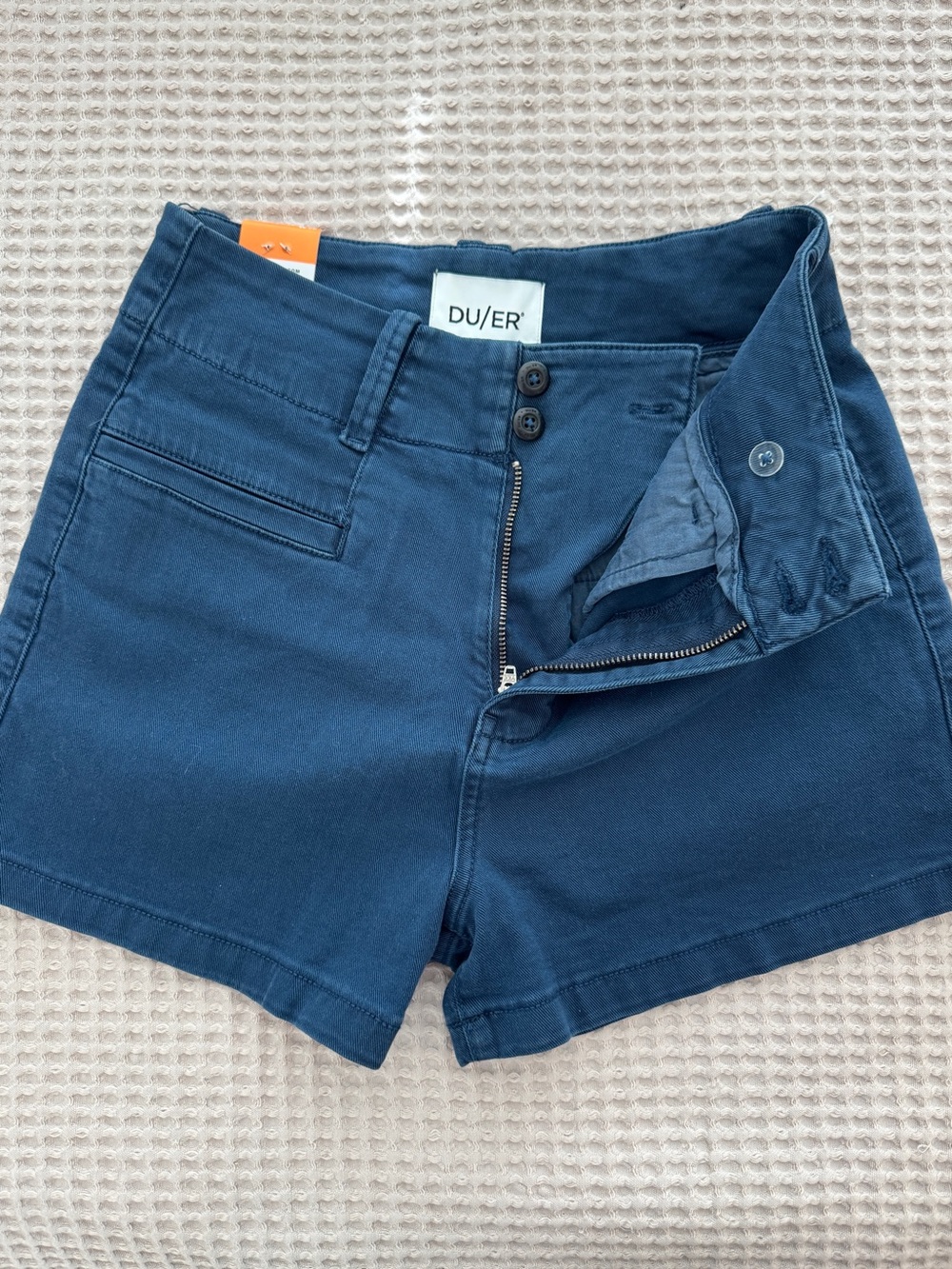 DU/ER Women's Luxtwill High Rise Short - Marine *NWT*